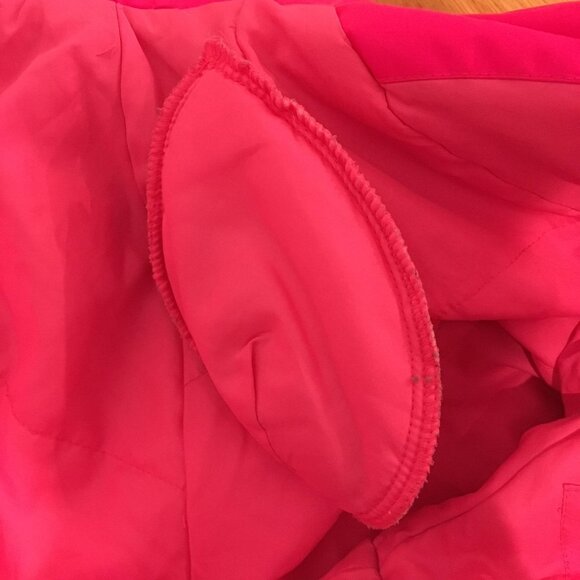 Vintage Obermeyer Sport Jacket Size Ladies 12 HOT NEON PINK - Picture 10 of 11